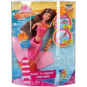 Barbie Swim 'n Dance Mermaid- Brunette NIB